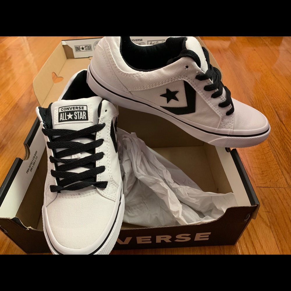 Converse One Star Sneakers Black and White